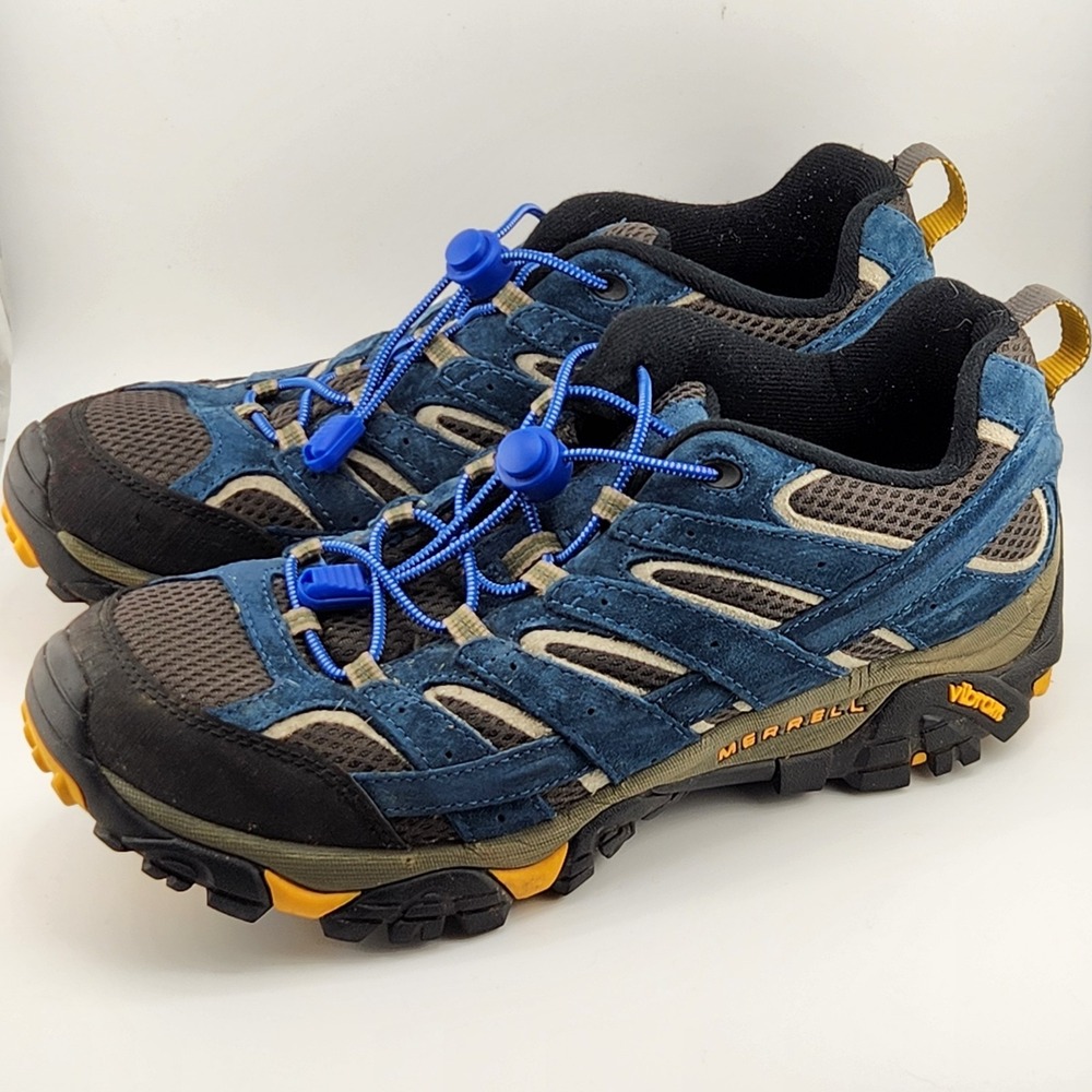 Men's Blue Hiking Trail Shoes - Merrell Style